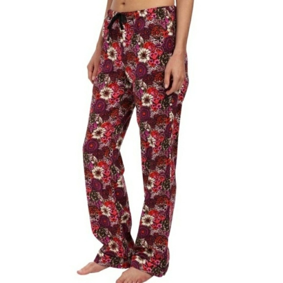 Vera Bradley Other - Vera Bradley Rosewood Purple Floral Flannel Pants